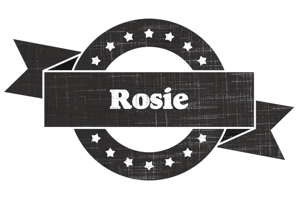 Rosie grunge logo