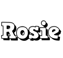 Rosie snowing logo