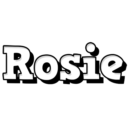 Rosie snowing logo