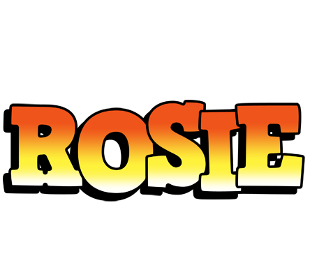 Rosie sunset logo