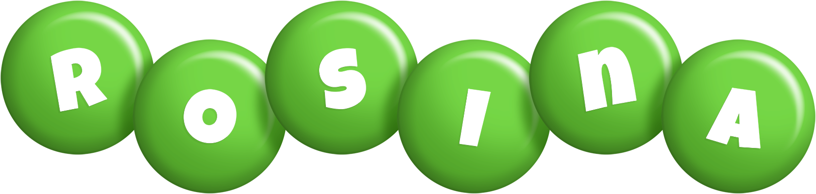Rosina candy-green logo