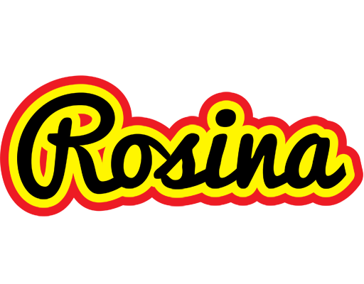 Rosina flaming logo