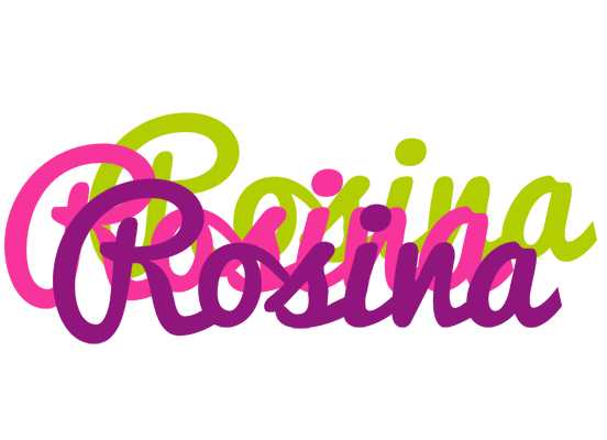 Rosina flowers logo