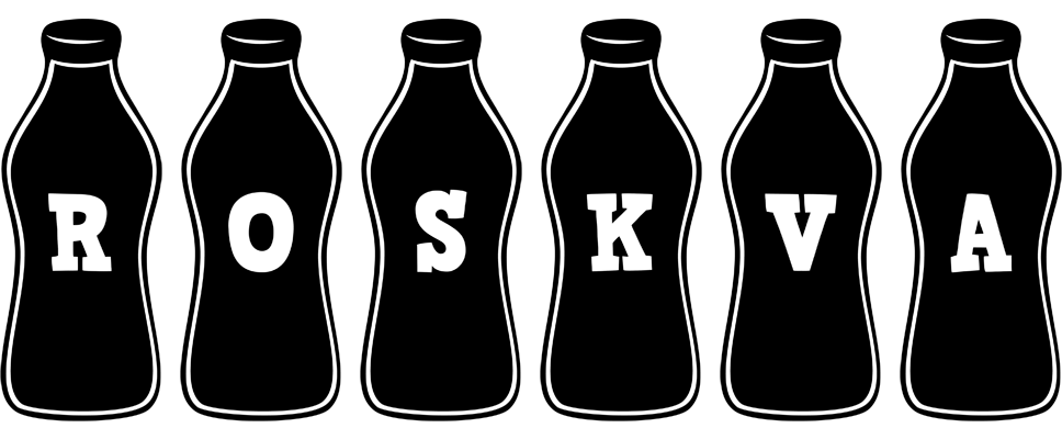 Roskva bottle logo