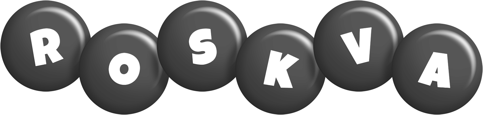 Roskva candy-black logo