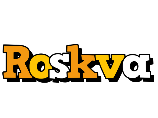 Roskva cartoon logo