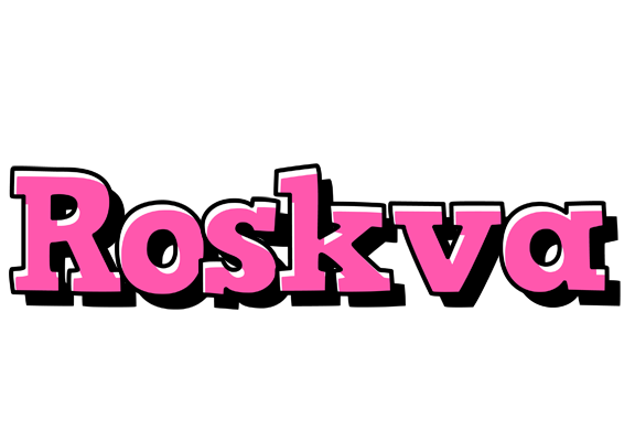 Roskva girlish logo