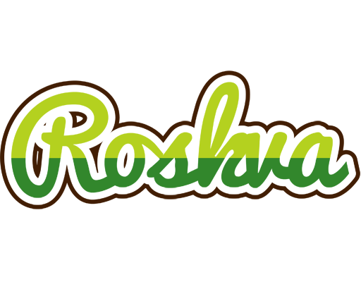 Roskva golfing logo