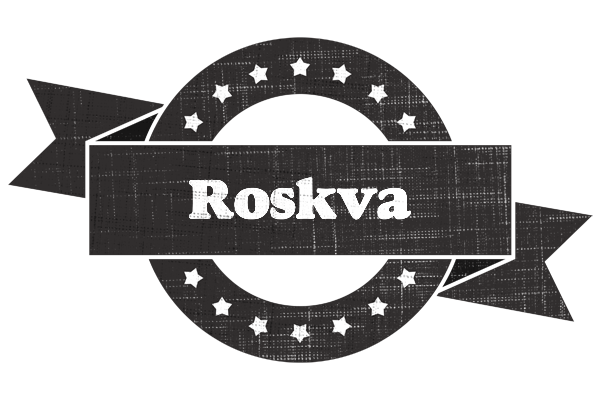Roskva grunge logo