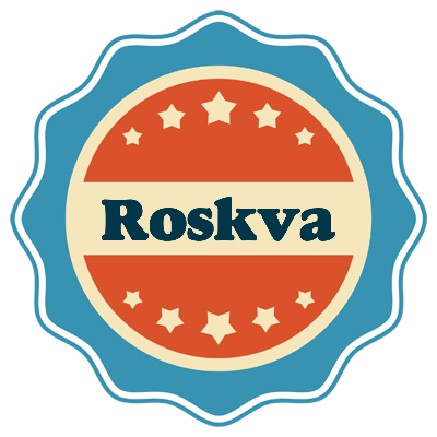 Roskva labels logo
