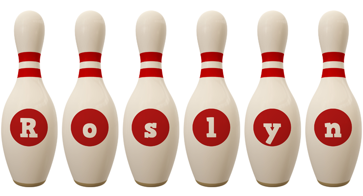 Roslyn bowling-pin logo