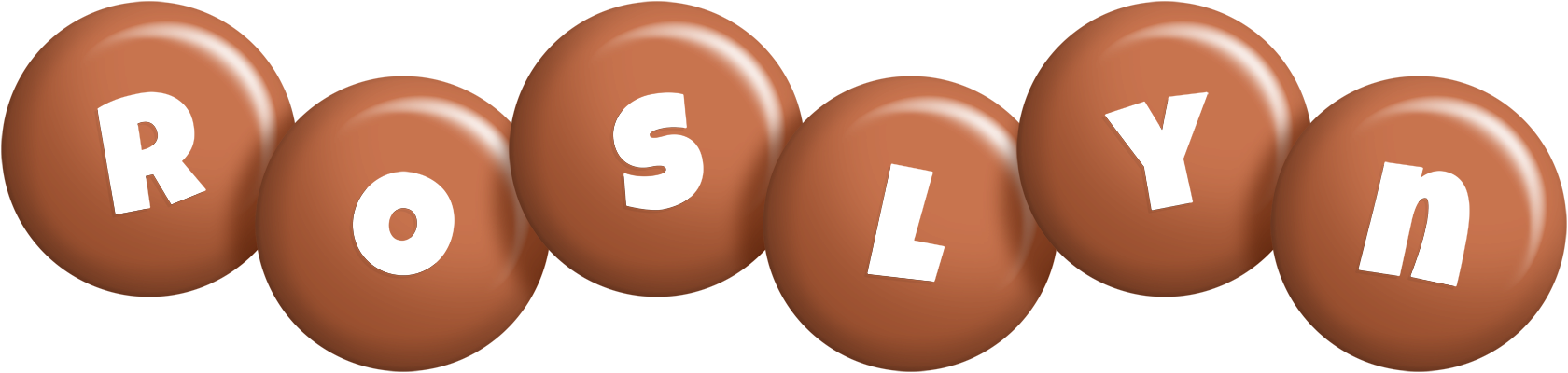 Roslyn candy-brown logo