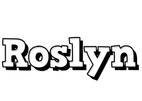 Roslyn snowing logo