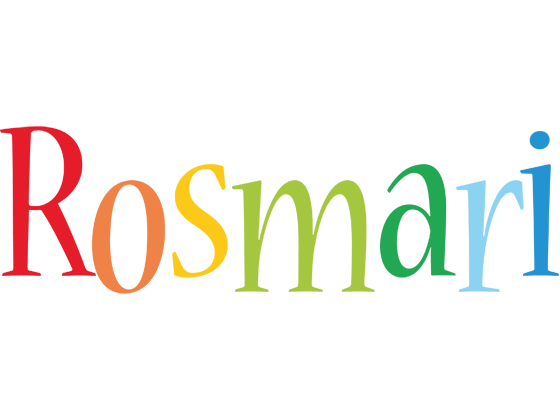 Rosmari birthday logo