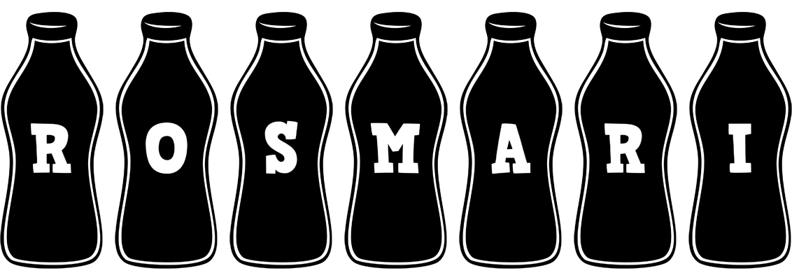 Rosmari bottle logo