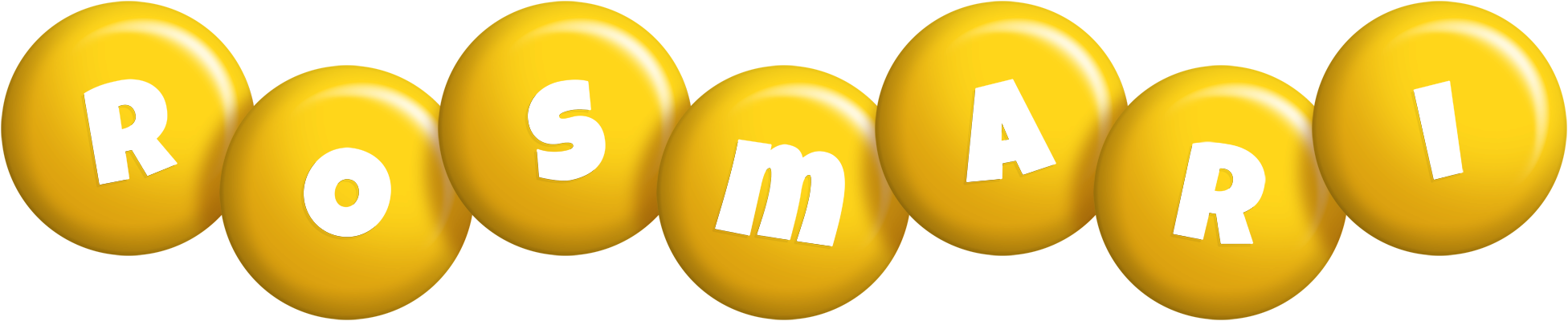 Rosmari candy-yellow logo