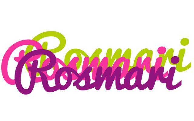 Rosmari flowers logo