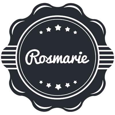 Rosmarie badge logo