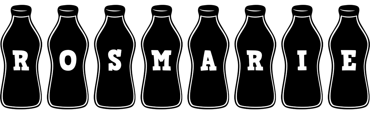 Rosmarie bottle logo