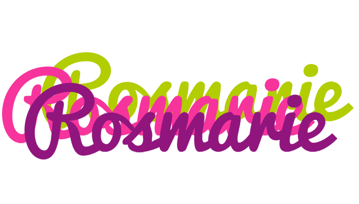 Rosmarie flowers logo