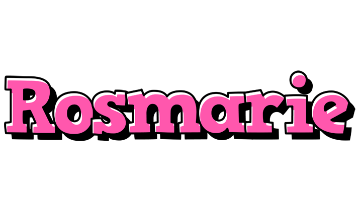 Rosmarie girlish logo