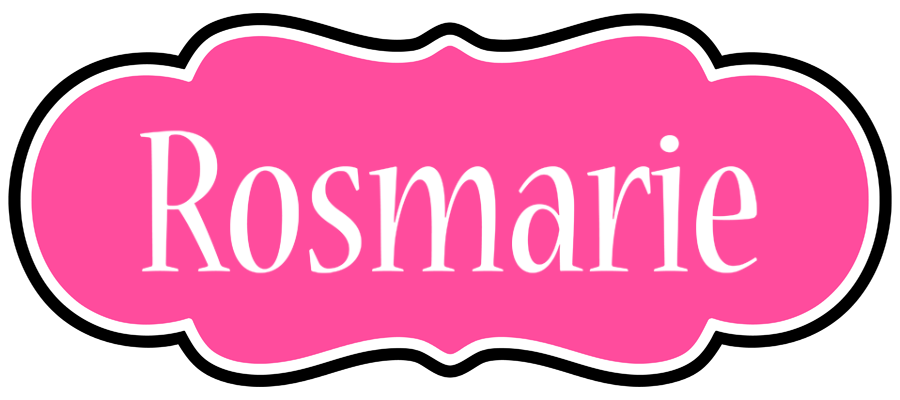 Rosmarie invitation logo