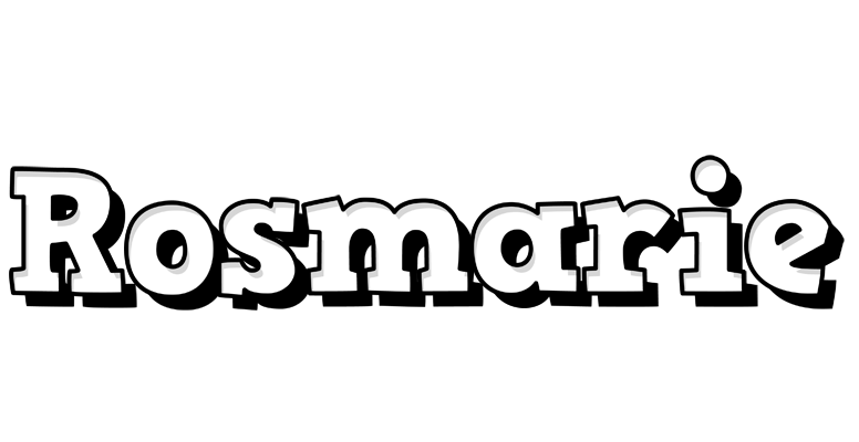 Rosmarie snowing logo