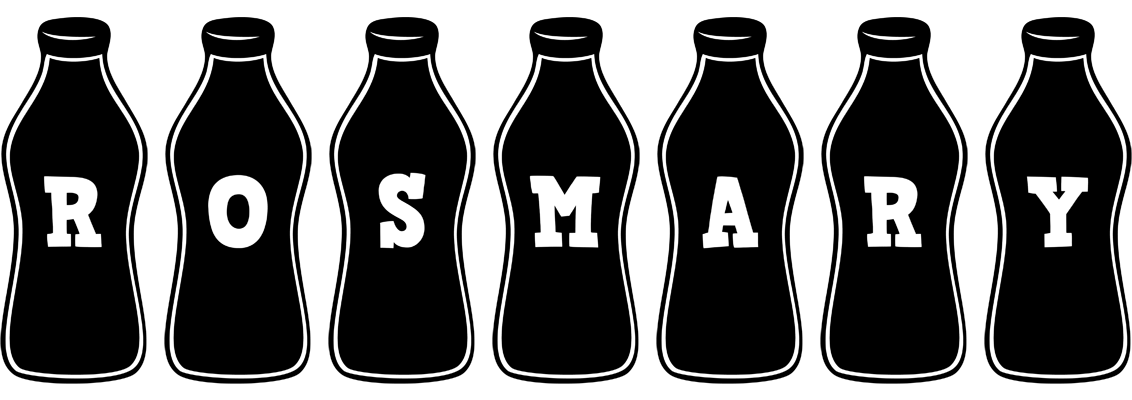 Rosmary bottle logo