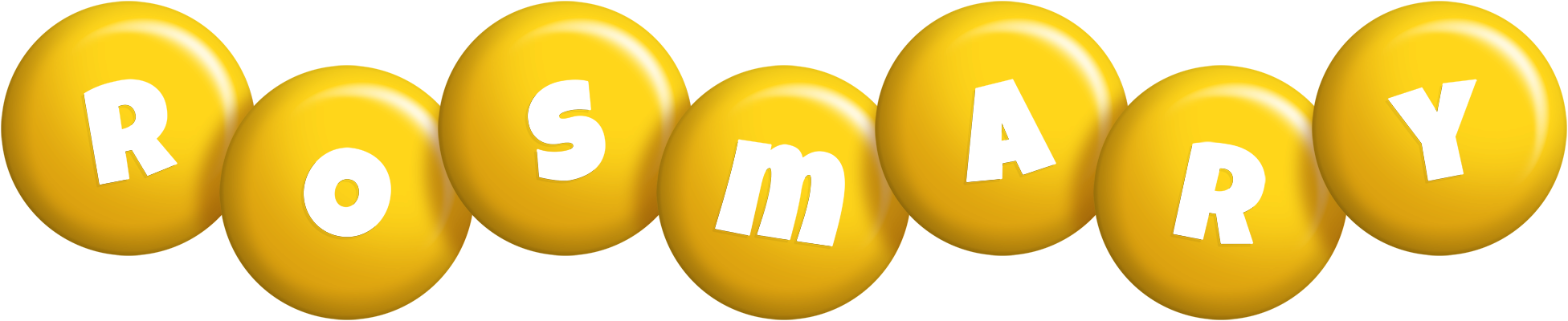 Rosmary candy-yellow logo