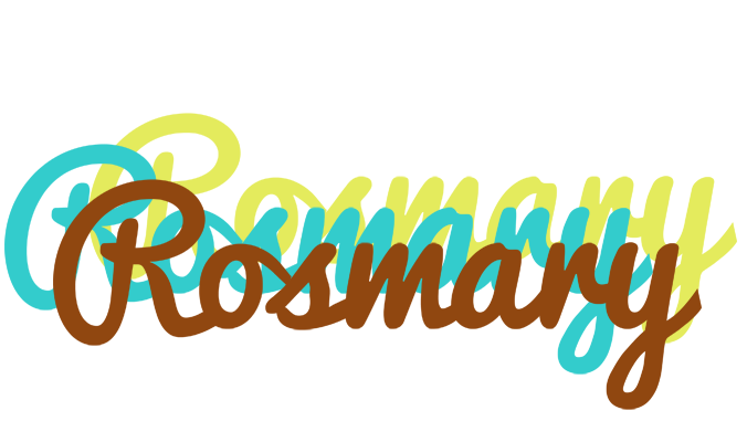 Rosmary cupcake logo