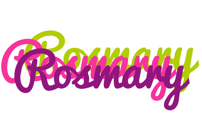 Rosmary flowers logo