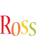 Ross birthday logo