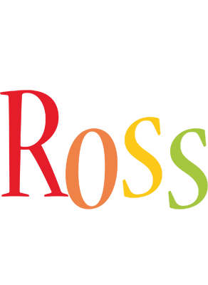 Ross birthday logo