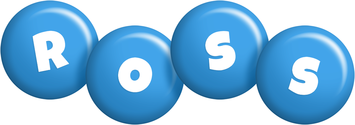Ross candy-blue logo