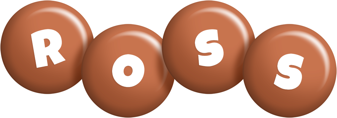 Ross candy-brown logo