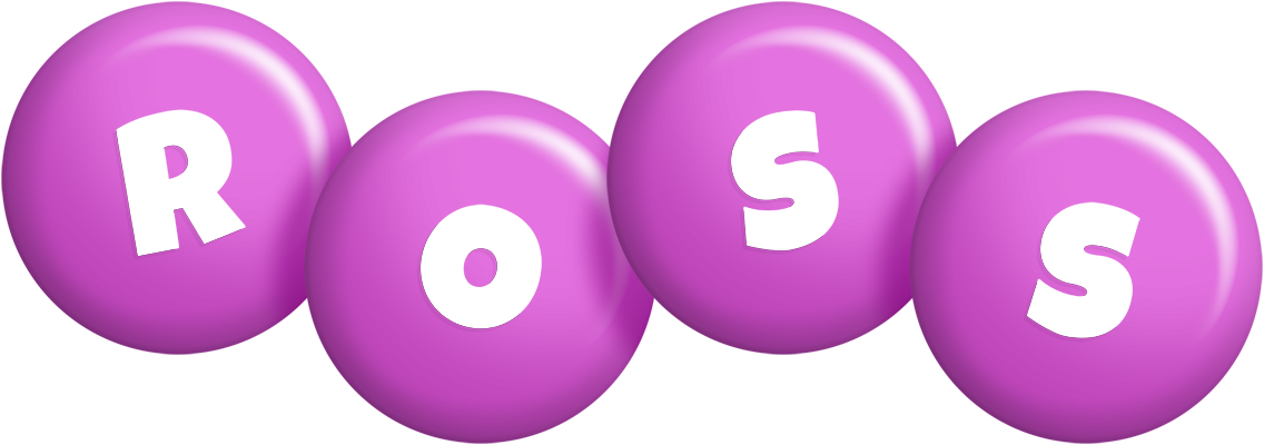 Ross candy-purple logo