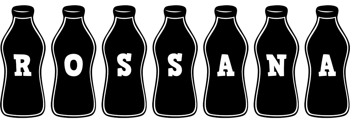 Rossana bottle logo