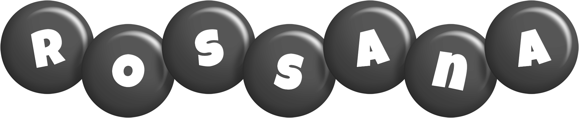 Rossana candy-black logo