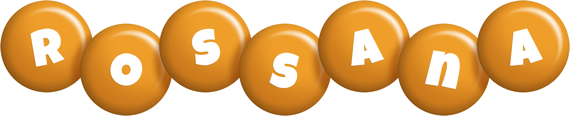 Rossana candy-orange logo