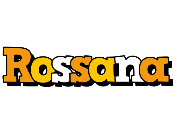 Rossana cartoon logo
