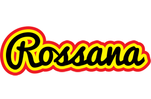 Rossana flaming logo