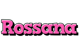 Rossana girlish logo