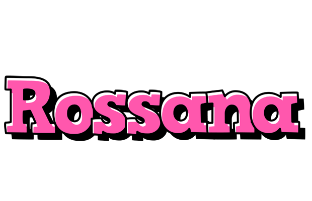 Rossana girlish logo