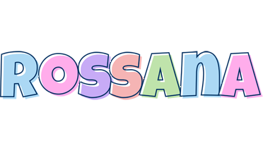 Rossana pastel logo