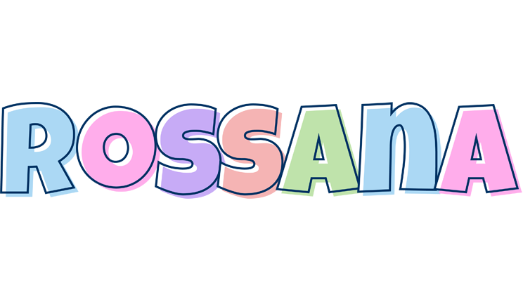 Rossana pastel logo