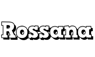 Rossana snowing logo