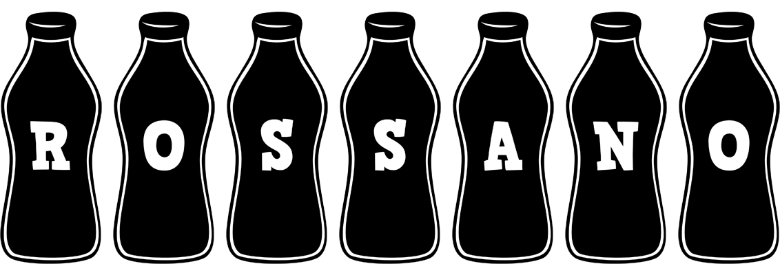 Rossano bottle logo