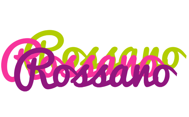 Rossano flowers logo
