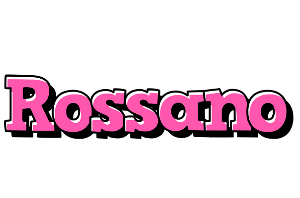 Rossano girlish logo