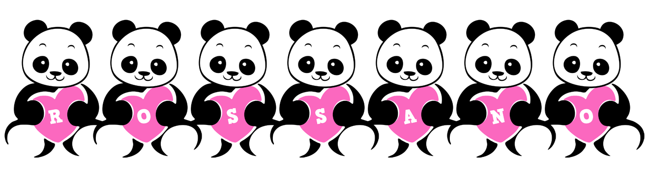 Rossano love-panda logo